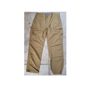 REI, Men's Cargo Hiking Travel Pants, 36W x 32L, Khaki Rust